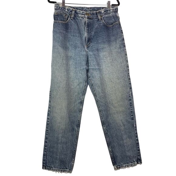 Classic Vintage Blue Denim LLBean Jeans Straight Leg High Rise - Picture 1 of 8